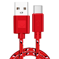 HKM-127763 Nylon Braided USB Type-C Data Cable for Fast Charging and Data Transfer