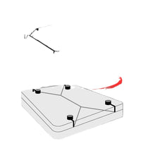 HKM-127891 Reinforced Black Straps for Corner Beds - Model 9i SM (6942257911330)