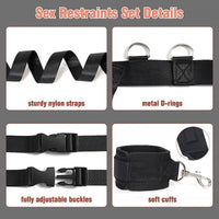 HKM-127891 Reinforced Black Straps for Corner Beds - Model 9i SM (6942257911330)