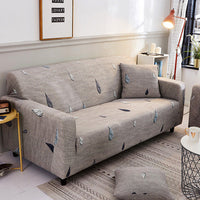 HKM-127955 Geometric Abstract Polyester Sofa Slipcover - Protects Double Seat Sofas, Fits 145-185cm