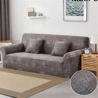 HKM-127955 Geometric Abstract Polyester Sofa Slipcover - Protects Double Seat Sofas, Fits 145-185cm