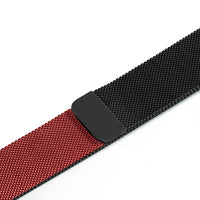 HKM-128083 Stainless Steel Watch Strap in Silver, Black, Gold, and Rose Gold - 38mm/42mm, 22mm/24mm Width, 220mm Length