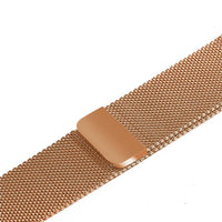 HKM-128083 Stainless Steel Watch Strap in Silver, Black, Gold, and Rose Gold - 38mm/42mm, 22mm/24mm Width, 220mm Length