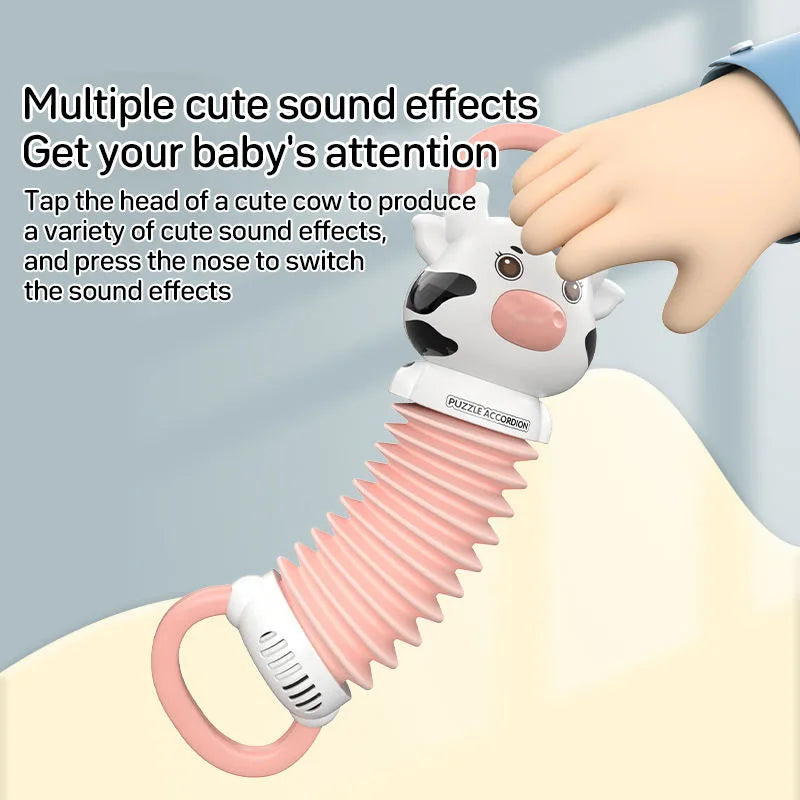 KTX-128147 Accordion Music Toy for Babies and Toddlers - Educational Soft Sensory Instrument for Early Learning 18 Months+