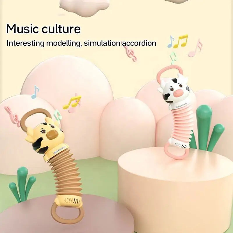 KTX-128147 Accordion Music Toy for Babies and Toddlers - Educational Soft Sensory Instrument for Early Learning 18 Months+
