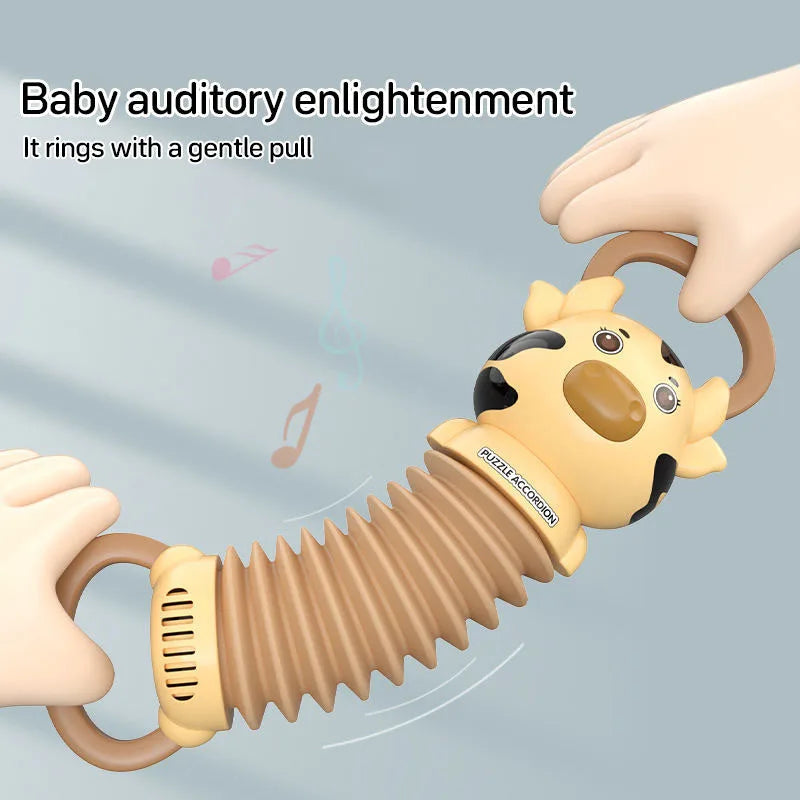 KTX-128147 Accordion Music Toy for Babies and Toddlers - Educational Soft Sensory Instrument for Early Learning 18 Months+