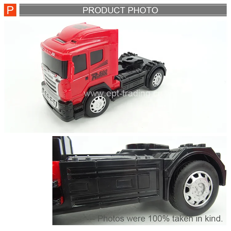 HKM-128211 Remote Control Plastic Trailer Container Toy with Steering Wheel for Kids 6+