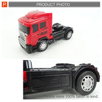 HKM-128211 Remote Control Plastic Trailer Container Toy with Steering Wheel for Kids 6+