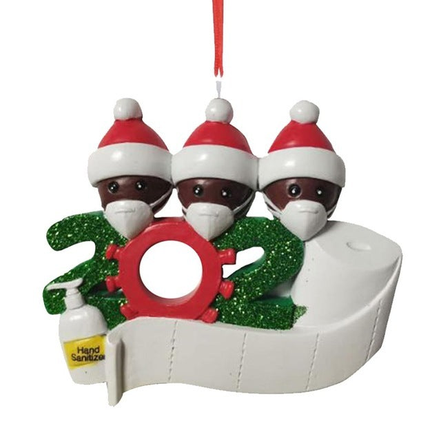 HKM-128339 Christmas Tree Pendant - PVC, Available in Multiple Head Configurations (2, 3, 4, 5 Heads)