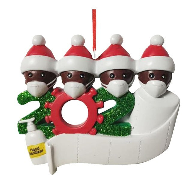 HKM-128339 Christmas Tree Pendant - PVC, Available in Multiple Head Configurations (2, 3, 4, 5 Heads)