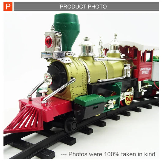 HKM-128531 Electric Railway Toy Train Set with Sound and Lights for Ages 2-13 Years