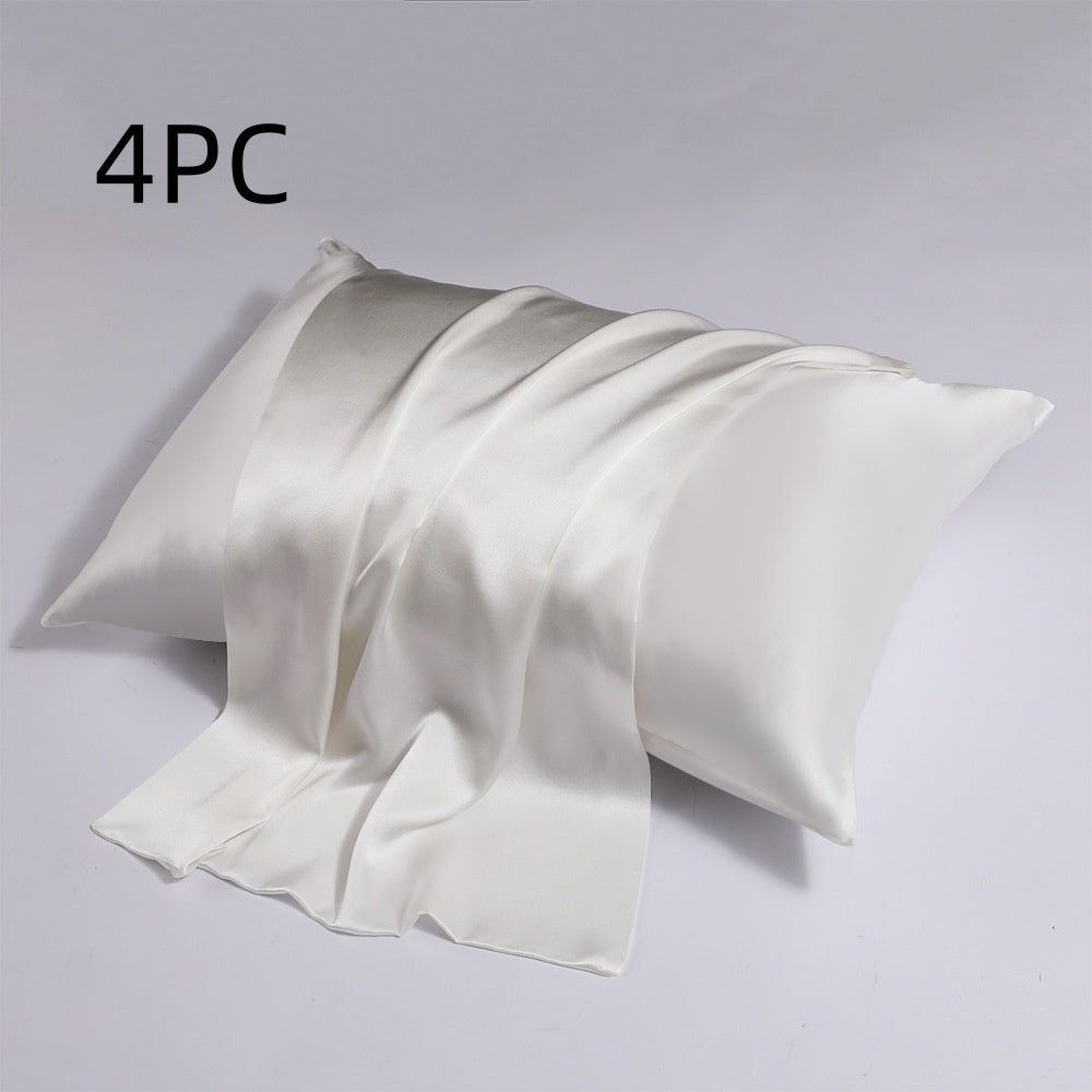 HKM-128723 Silk Double-Sided Zipper Pillowcase in Multiple Sizes for Modern Bedrooms