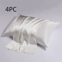 HKM-128723 Silk Double-Sided Zipper Pillowcase in Multiple Sizes for Modern Bedrooms