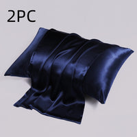 HKM-128723 Silk Double-Sided Zipper Pillowcase in Multiple Sizes for Modern Bedrooms