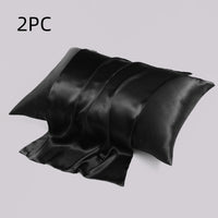HKM-128723 Silk Double-Sided Zipper Pillowcase in Multiple Sizes for Modern Bedrooms