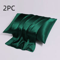 HKM-128723 Silk Double-Sided Zipper Pillowcase in Multiple Sizes for Modern Bedrooms