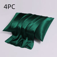 HKM-128723 Silk Double-Sided Zipper Pillowcase in Multiple Sizes for Modern Bedrooms