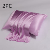 HKM-128723 Silk Double-Sided Zipper Pillowcase in Multiple Sizes for Modern Bedrooms