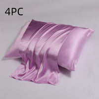 HKM-128723 Silk Double-Sided Zipper Pillowcase in Multiple Sizes for Modern Bedrooms