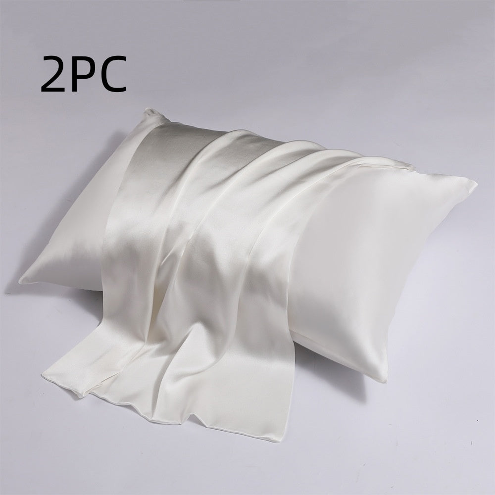 HKM-128723 Silk Double-Sided Zipper Pillowcase in Multiple Sizes for Modern Bedrooms
