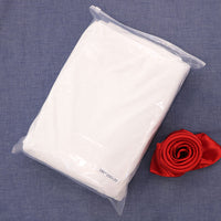 HKM-128723 Solid Color Polyester Bed Cover - King Size White, Protective Mattress Cover