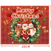 HKM-128851 Christmas Elk Blind Box Bracelet Set for Kids - 24 Grid Design with Red Elk