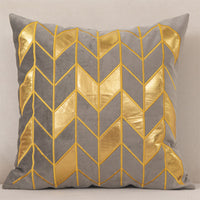 HKM-128851 Dutch Velvet Gilded Pillow Case, 45x45cm, Chemical Fiber, Pillow Core Not Included