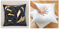 HKM-128851 Dutch Velvet Gilded Pillow Case, 45x45cm, Chemical Fiber, Pillow Core Not Included