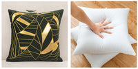 HKM-128851 Dutch Velvet Gilded Pillow Case, 45x45cm, Chemical Fiber, Pillow Core Not Included