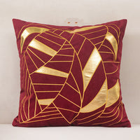 HKM-128851 Dutch Velvet Gilded Pillow Case, 45x45cm, Chemical Fiber, Pillow Core Not Included