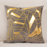 HKM-128851 Dutch Velvet Gilded Pillow Case, 45x45cm, Chemical Fiber, Pillow Core Not Included