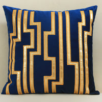 HKM-128851 Dutch Velvet Gilded Pillow Case, 45x45cm, Chemical Fiber, Pillow Core Not Included