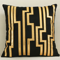 HKM-128851 Dutch Velvet Gilded Pillow Case, 45x45cm, Chemical Fiber, Pillow Core Not Included