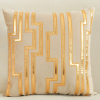 HKM-128851 Dutch Velvet Gilded Pillow Case, 45x45cm, Chemical Fiber, Pillow Core Not Included
