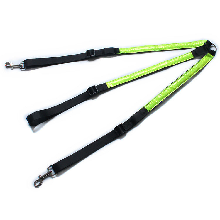 HKM-128915 Luminous Chest Strap for Horse Harness - Monochrome Designs in Red, Blue, White, Fluorescent Green