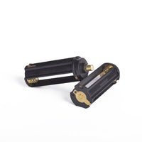 HKM-128915 Three Sections No. 7 Battery Rack - Black ABS Storage Solution, 64mm Length, 21.5mm Diameter