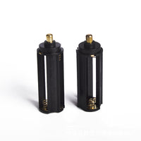 HKM-128915 Three Sections No. 7 Battery Rack - Black ABS Storage Solution, 64mm Length, 21.5mm Diameter
