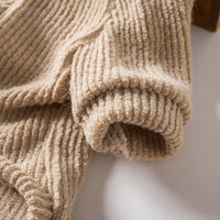 HKM-128979 Cozy Brown Dog Sweater for Small Breeds, Fits Bichon, Pomeranian, Teddy, Schnauzer