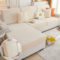 HKM-129043 All-Season Universal Stretch Sofa Cover with Geometric Pattern in Various Colors and Sizes
