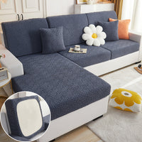 HKM-129043 All-Season Universal Stretch Sofa Cover with Geometric Pattern in Various Colors and Sizes