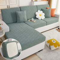 HKM-129043 All-Season Universal Stretch Sofa Cover with Geometric Pattern in Various Colors and Sizes
