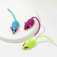 HKM-129171 Pet Cat Toy Color Winding Little Mouse