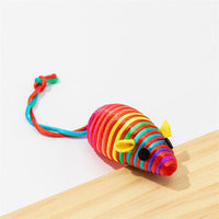 HKM-129171 Pet Cat Toy Color Winding Little Mouse