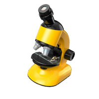 HKM-129299 Kids Educational Microscope Science Experiment Kit - Adjustable Eyepiece, 1200x Magnification, Ages 6+