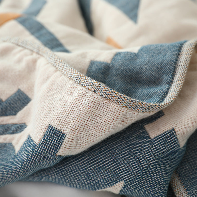 HKM-129555 Thickened Six-Layer Cotton Gauze Towel Quilt, Breathable - Available in Multiple Sizes