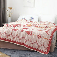 HKM-129555 Thickened Six-Layer Cotton Gauze Towel Quilt, Breathable - Available in Multiple Sizes