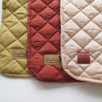 HKM-129747 Cotton Seat Cushion Dog Quilt in Wine Red and Pink Check Prints