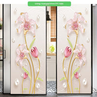 HKM-129811 Frosted Natural Scenery Static Window Film for Showers and Toilets - Various Sizes Available