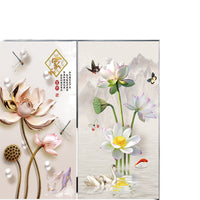 HKM-129811 Frosted Natural Scenery Static Window Film for Showers and Toilets - Various Sizes Available