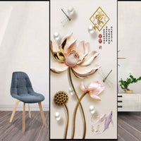 HKM-129811 Frosted Natural Scenery Static Window Film for Showers and Toilets - Various Sizes Available